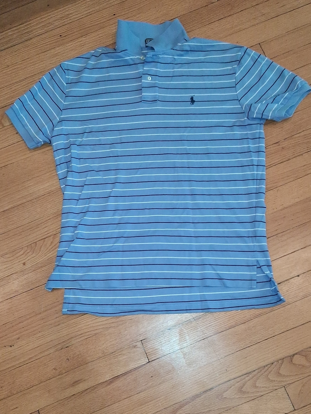 Polo by Ralph Lauren Light Blue Striped Polo